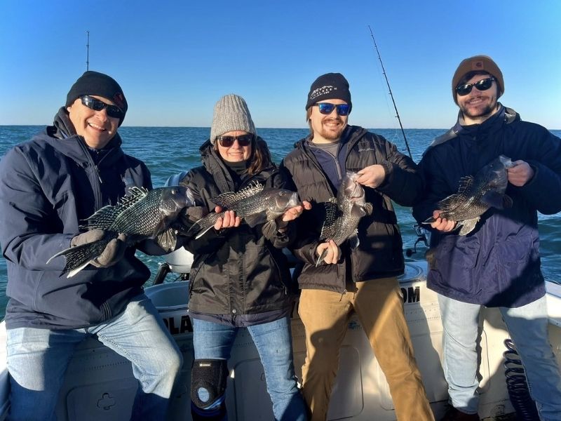 Black sea bass fishing Virginia Beach
