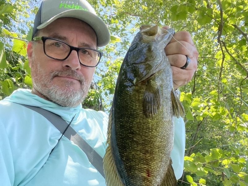 Smallmouth bass fishing