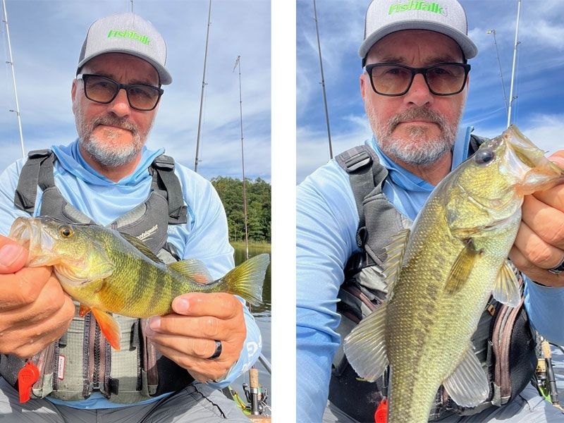 Freshwater kayak fishing