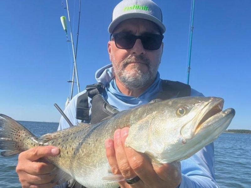 Speckled trout fishing Chesapeake Bay
