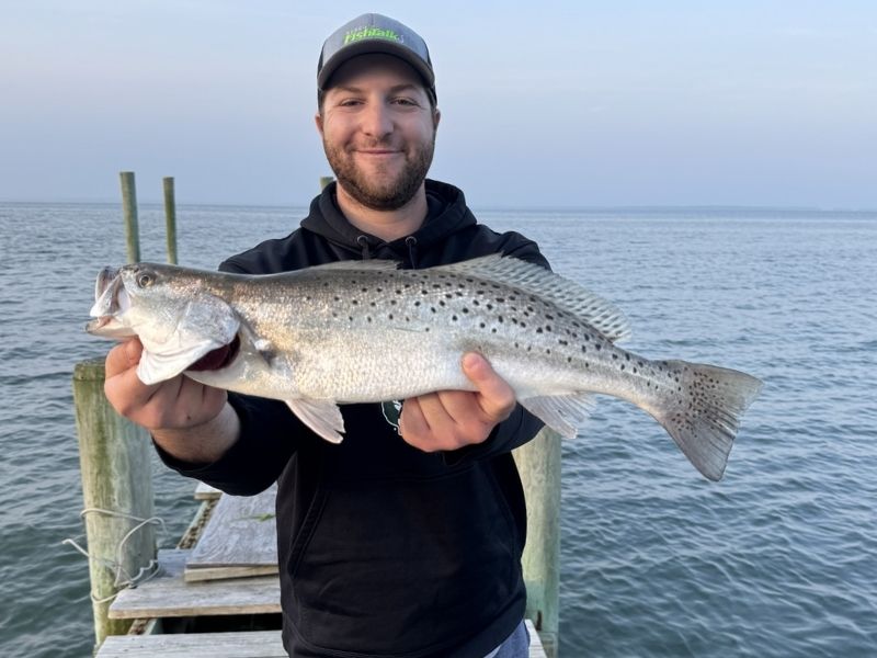 Speckled trout fishing Chesapeake Bay