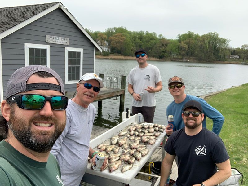 White perch fishing chesapeake bay