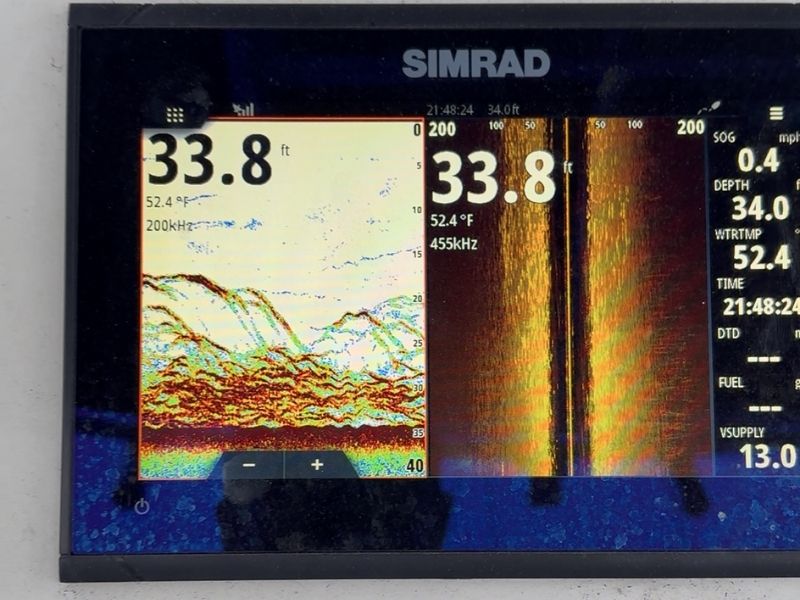 Striped bass fishing