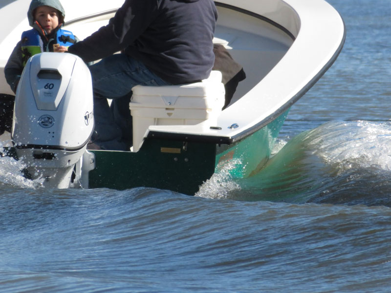 tiller steer 16 skiff