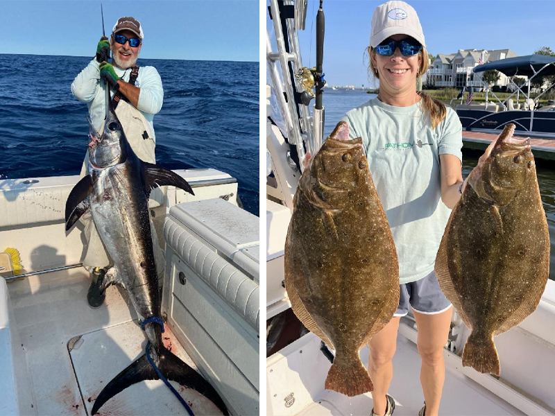 swordfish and flounder