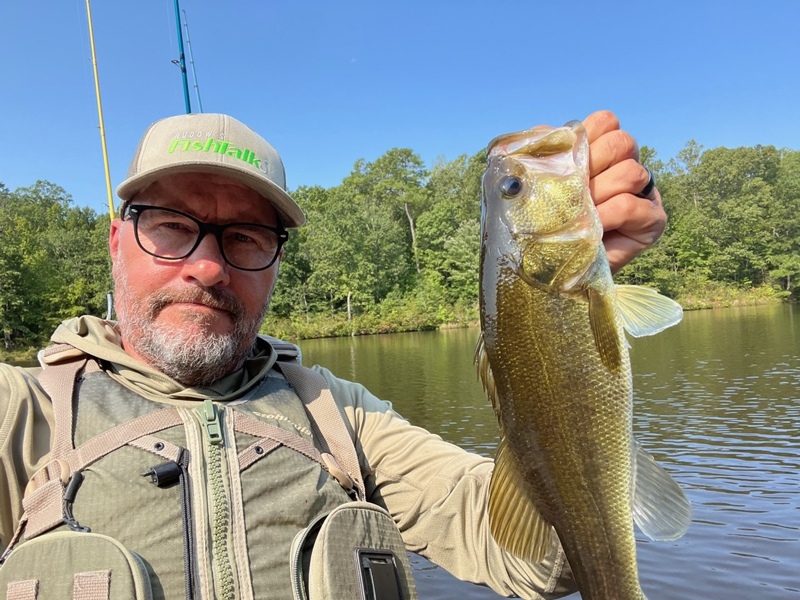 bass fishing with wacky worm