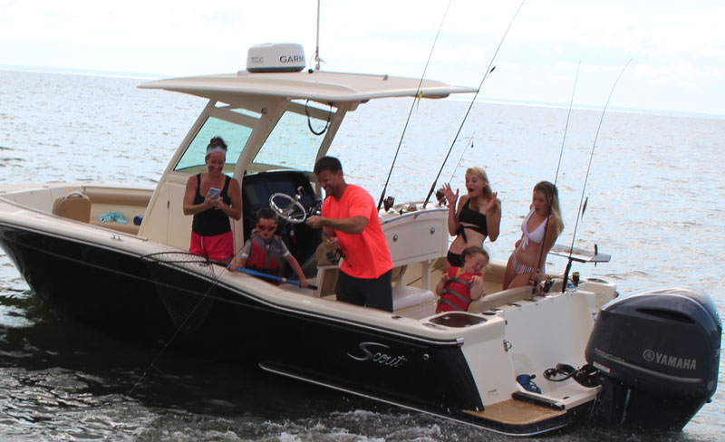 family fishing fun on chesapeake bay