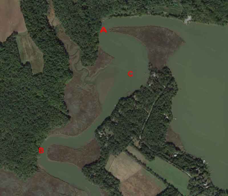 bends in nanjemoy creek