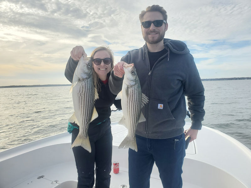 october striped bass fishing on chesapeake bay