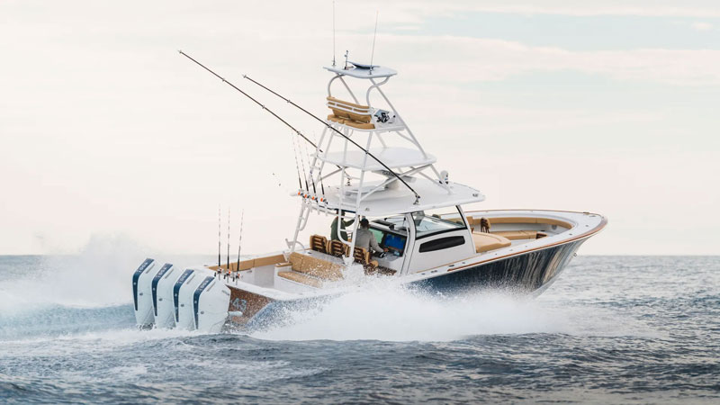 phenom 43 cruising offshore