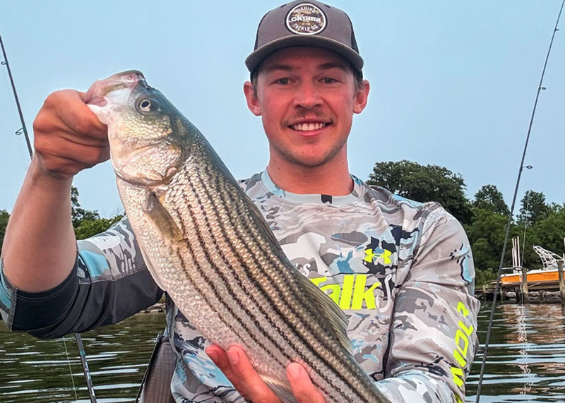 fishing reports editor with a rockfish