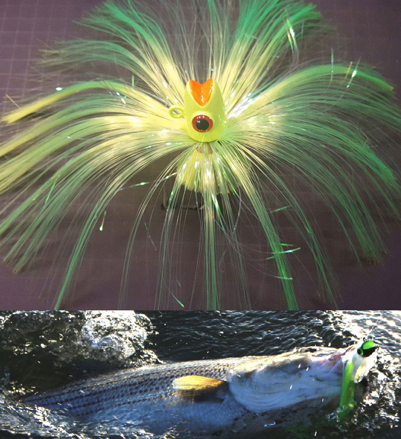 parachute trolling lure for saltwater fishing