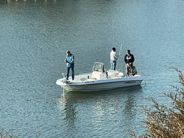 anglers on a boat